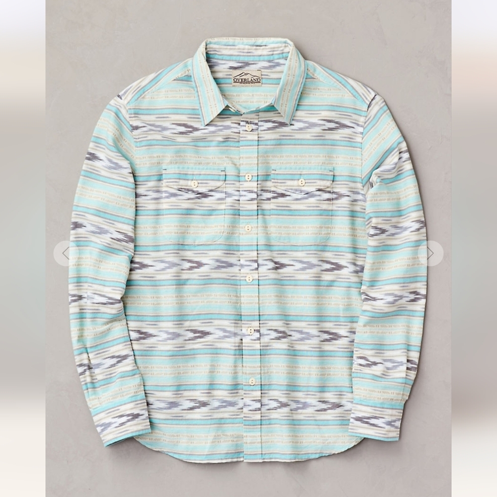 Overland Aztec Button-Up Shirt-NWT
